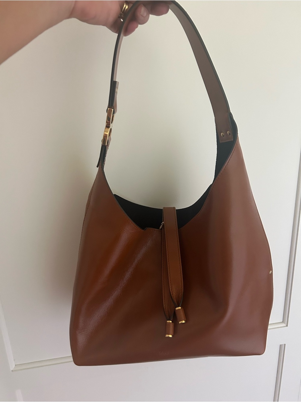 Chloe Marcie hobo brown leather bag EXCELLENT